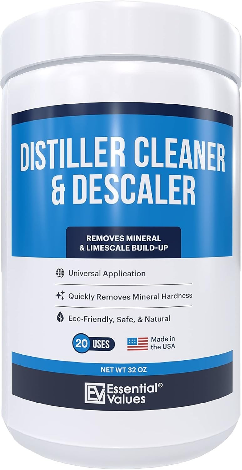 Essential Values Distiller Cleaner Descaler – 2 LBS Water Distiller Cleaner – Ci