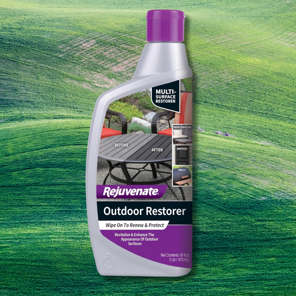Outdoor Color Restorer 16 oz Patio Furniture Cleaner Wipe On **NEW**
