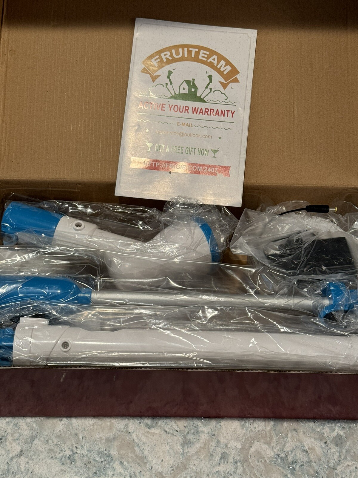 Fruiteam Power Electric Spin Scrubber BRAND NEW
