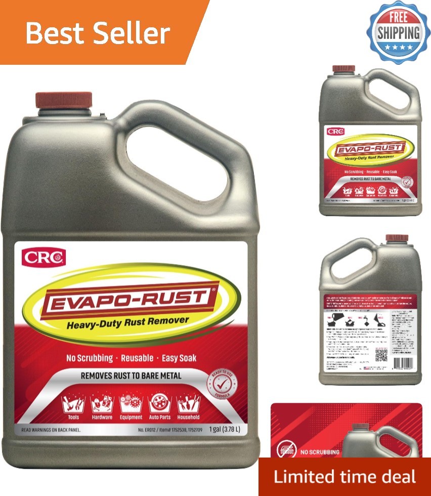 Non-Corrosive 128 oz. Rust Remover for Household & Industrial Use – Easy to Use