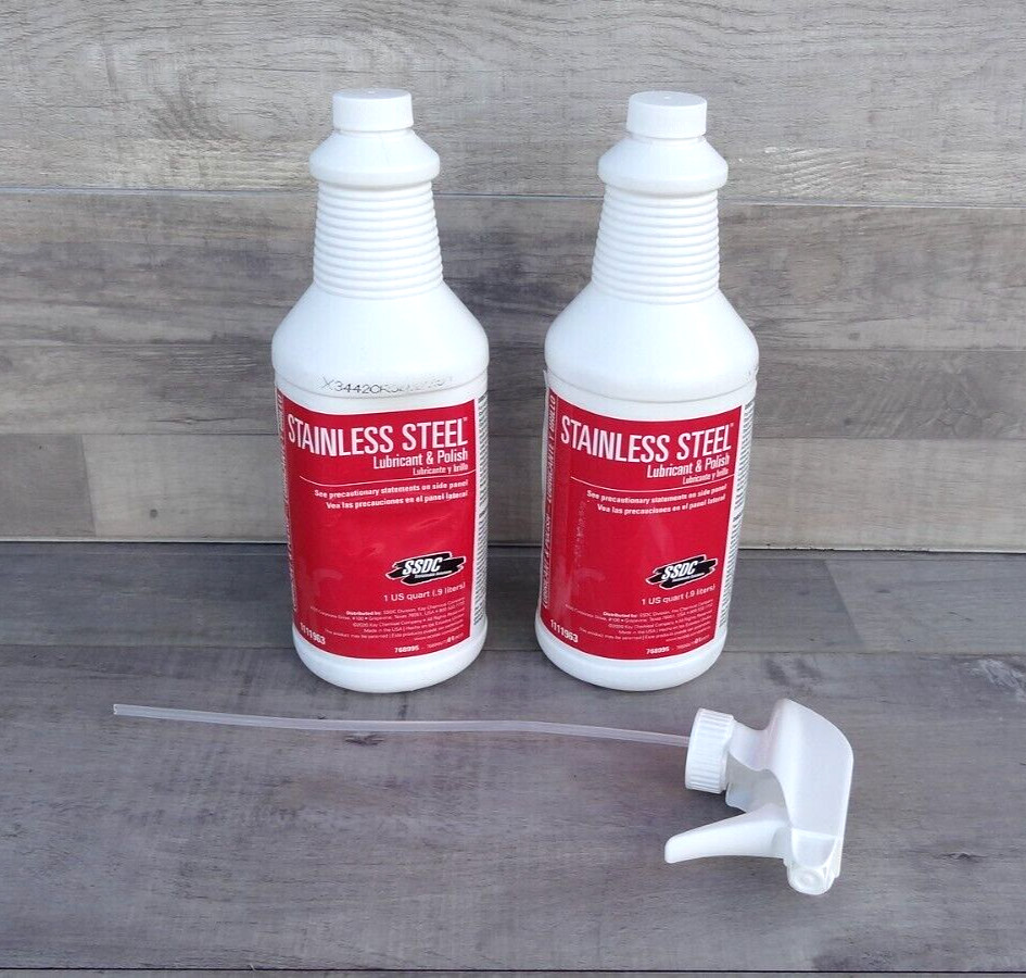 SSDC Kay 1111963 Stainless Steel Lubricant & Polish ~ 2/pk (1 qt/ea)