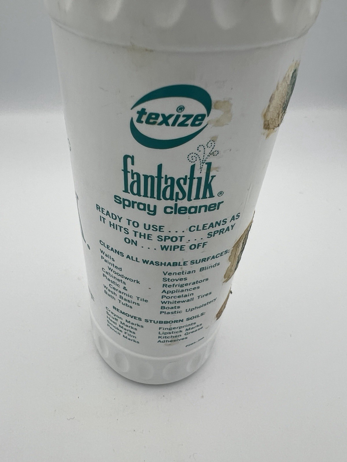 VTG 1967 Fantastik All Purpose Cleaner Spray Bottle 1 Pint Movie TV Prop 60s