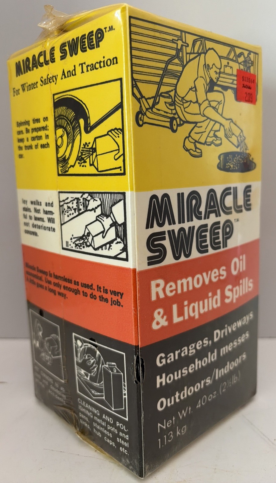 Vintage Miracle Sweep Multipurpose Indoor And Outdoor Cleaner NEW