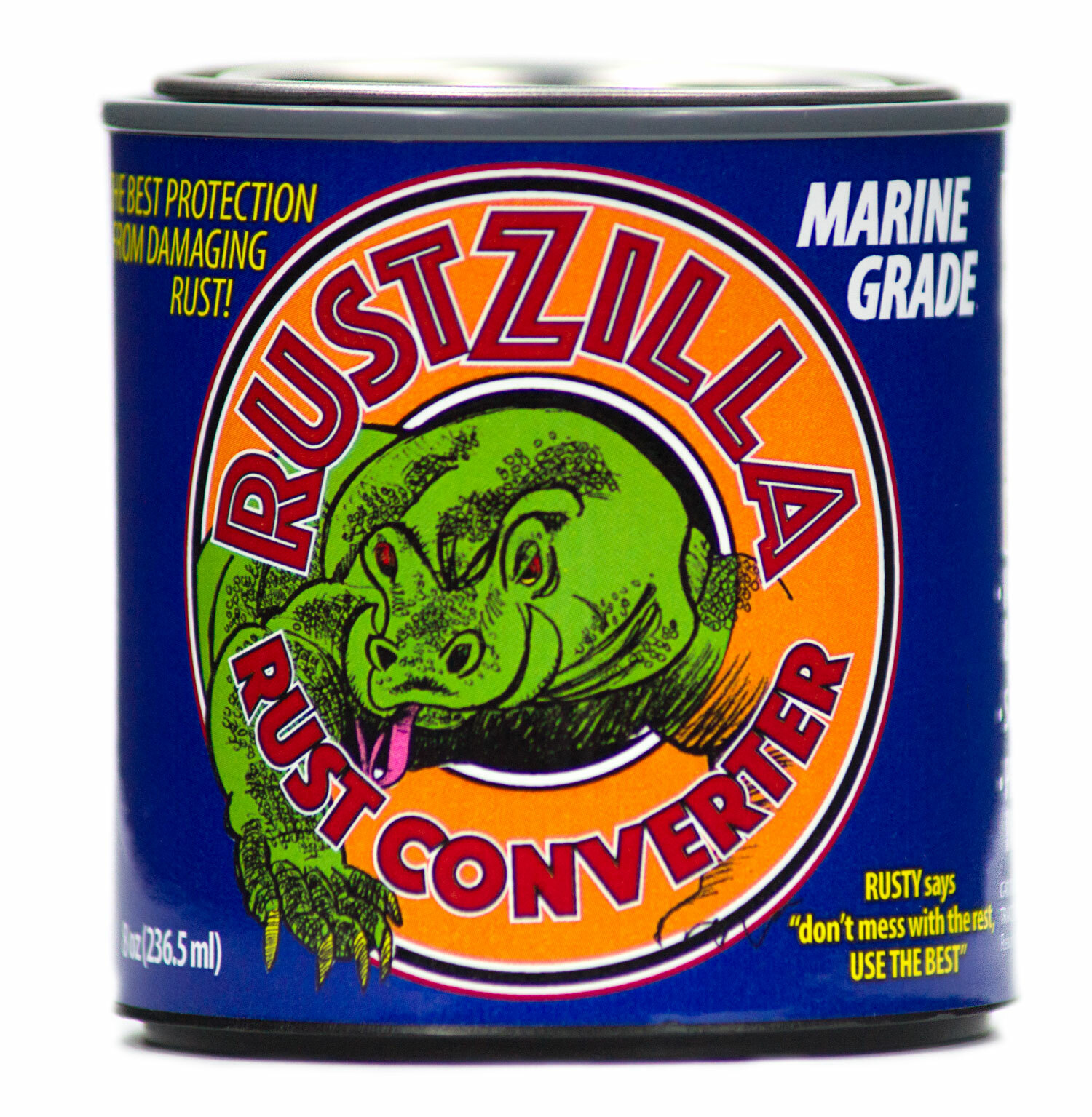 RUSTZILLA RZMG-004271 Marine Grade Rust Converter and Remover, 8 OZ