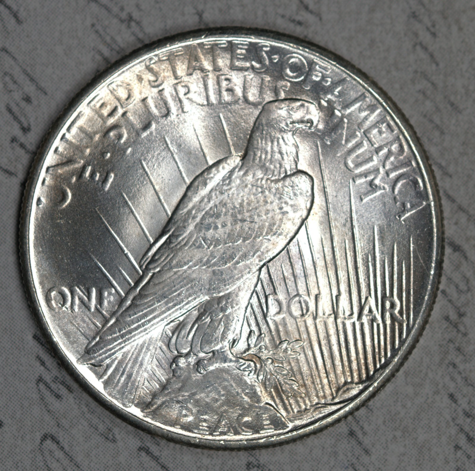 1926 Vintage Peace Style Silver Decor
