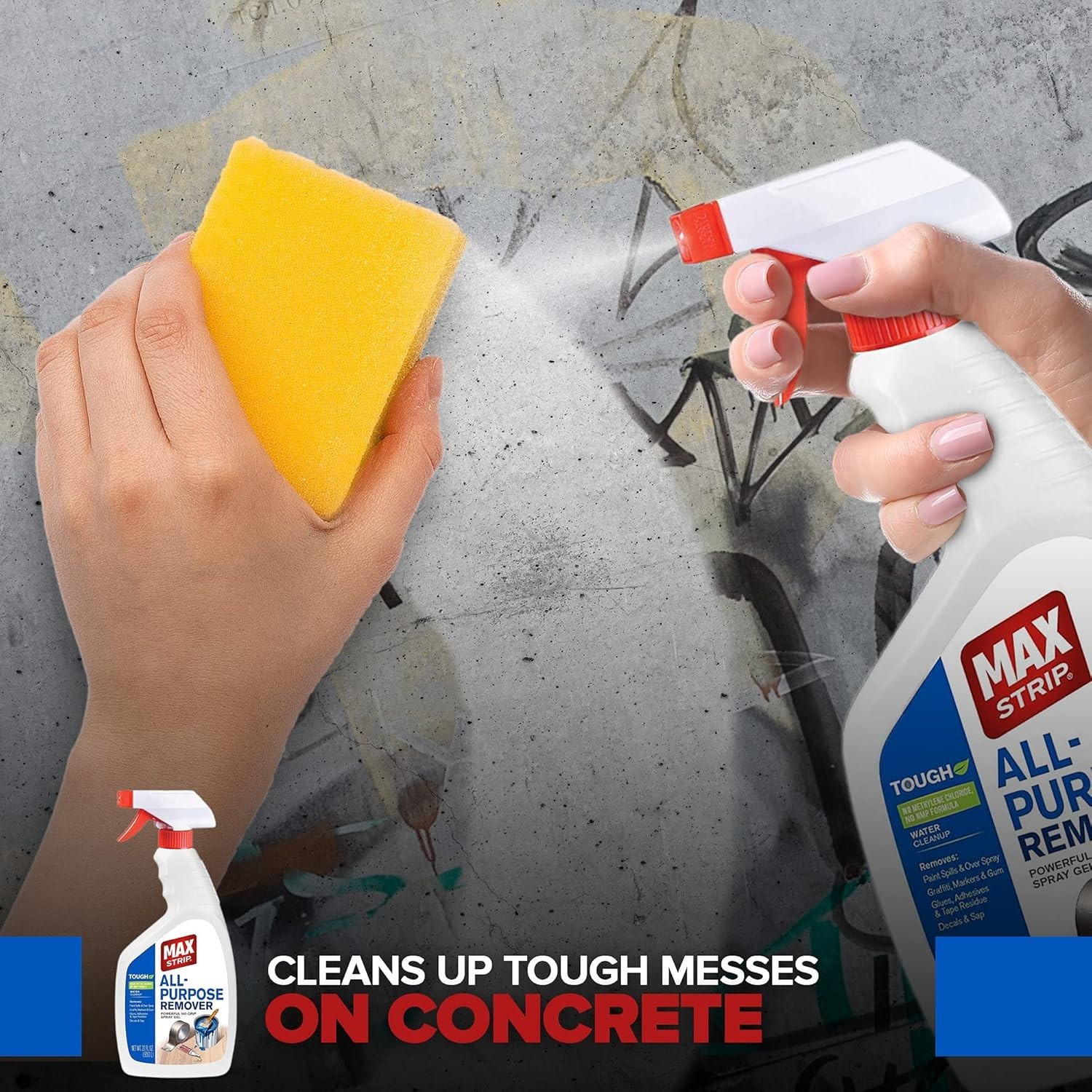 Max Strip All-Purpose Paint Remover Spray 22oz – Eco-Friendly Gel Solution