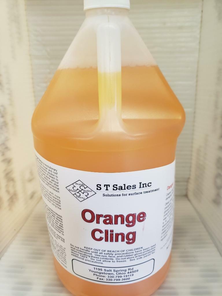 1 Gal Proffesional Softwash Orange Cling Surfactant Bleach Odor Masker Roof Foam