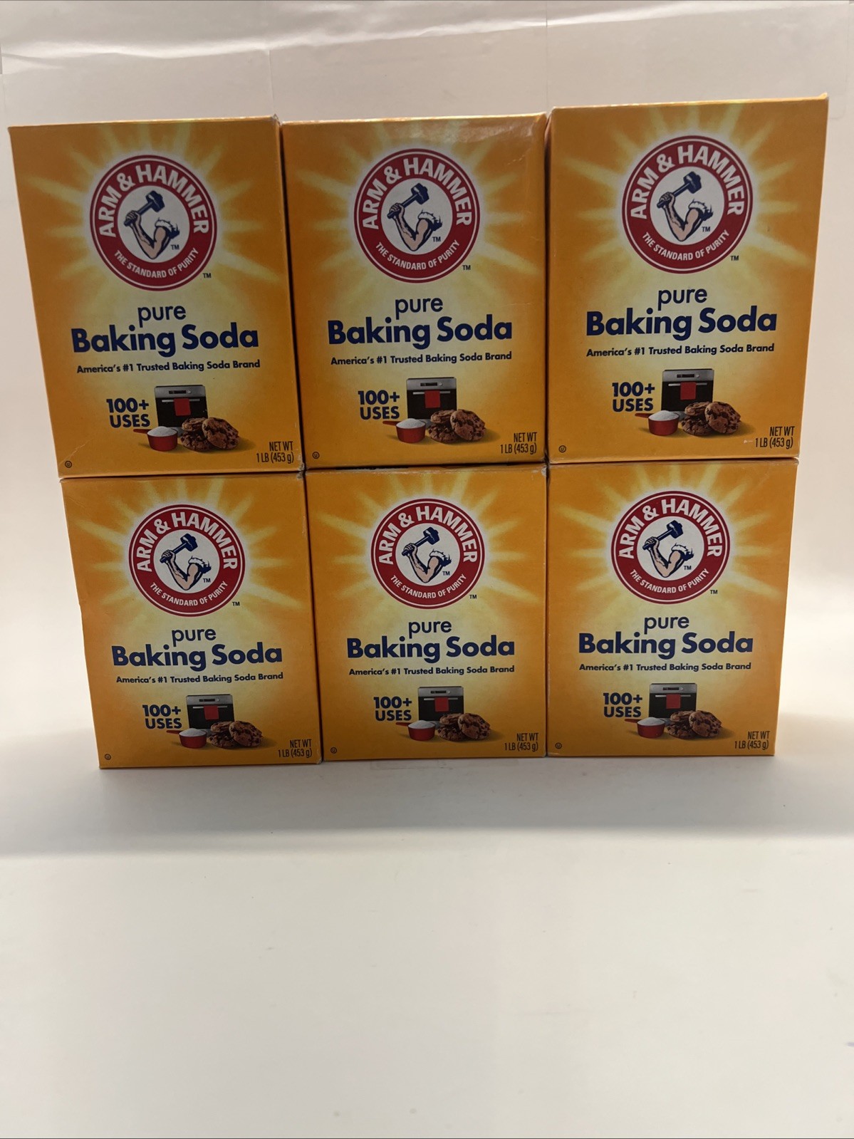 Arm & Hammer Pure Baking Soda, 1lb (Pack of 6) EXP 11/27