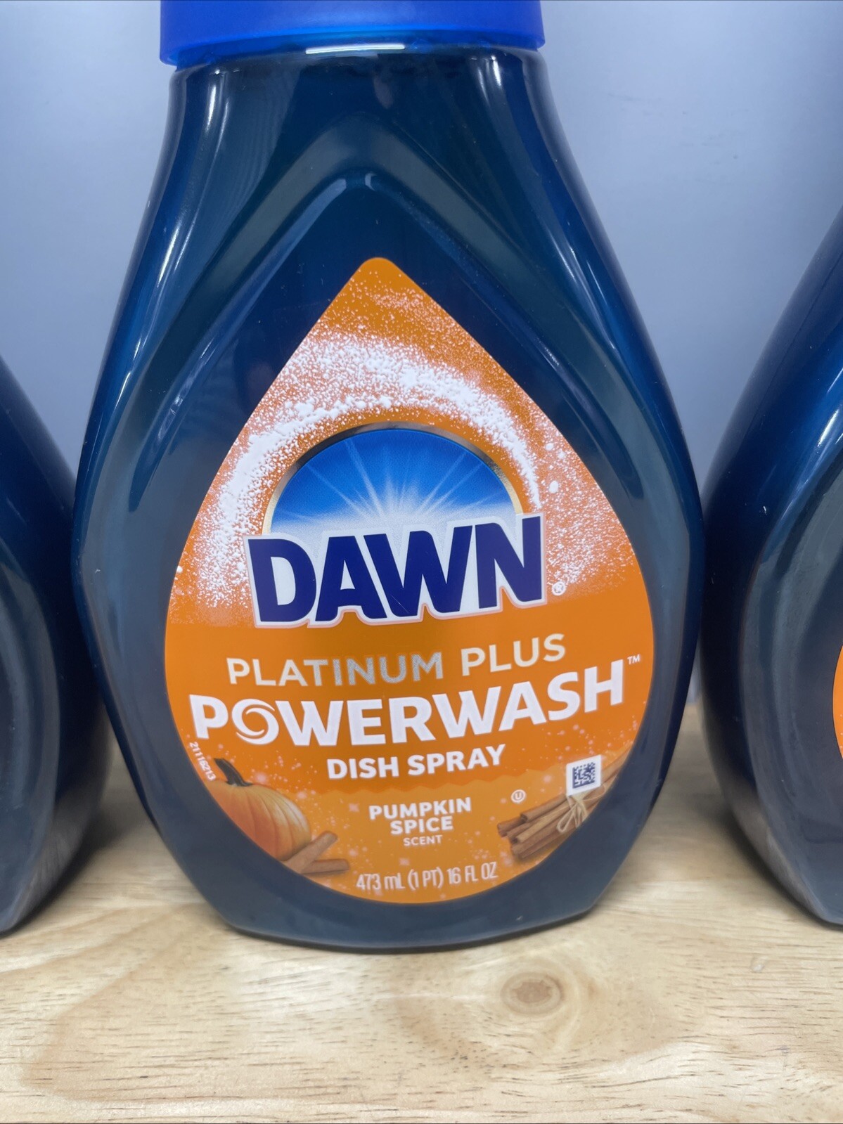 3 DAWN PLATINUM PLUS POWERWASH DISH SPRAY PUMPKIN SPICE SPECIAL EDITION