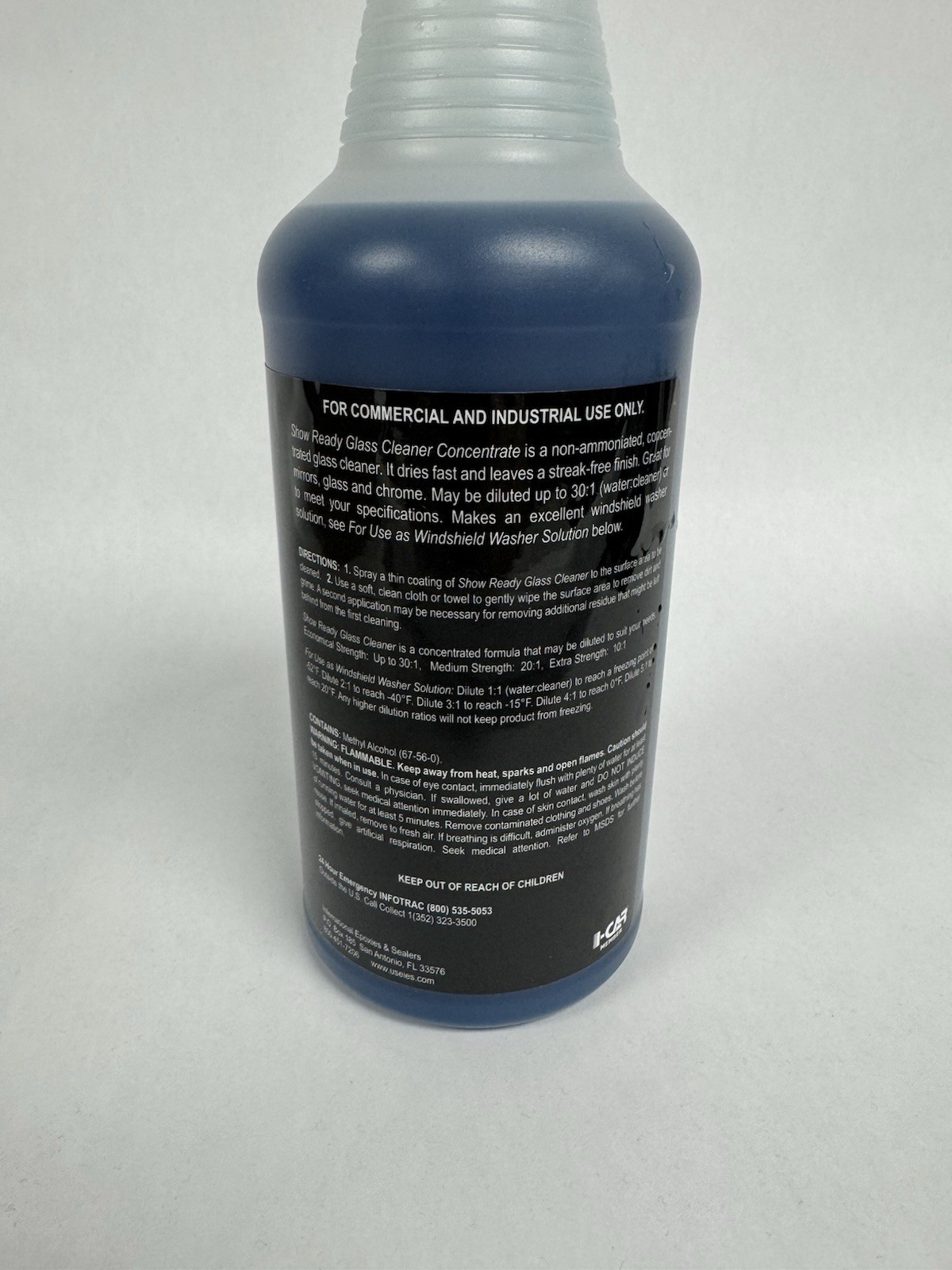 Streak Free Concentrated Glass Cleaner, Makes 30 Quarts, Ammonia Free. 32 Fl.oz.