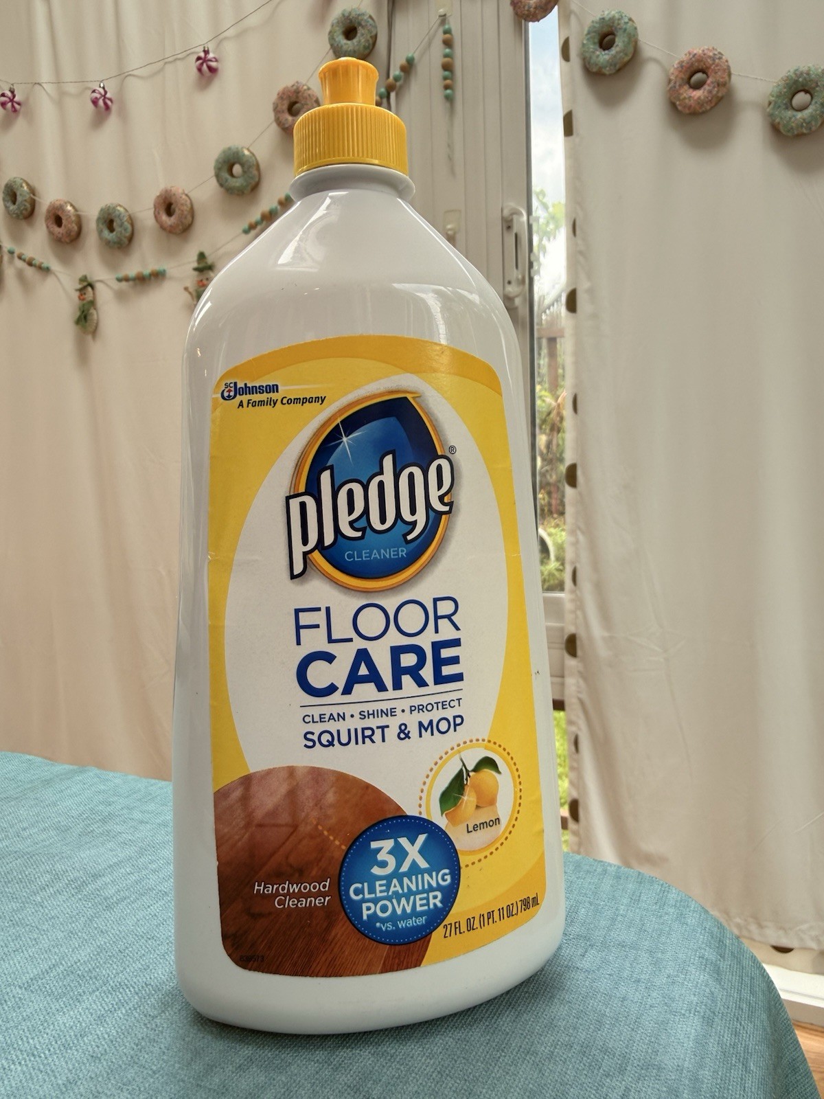 Pledge Floor Care Squirt & Mop Lemon Hardwood Cleaner 27oz