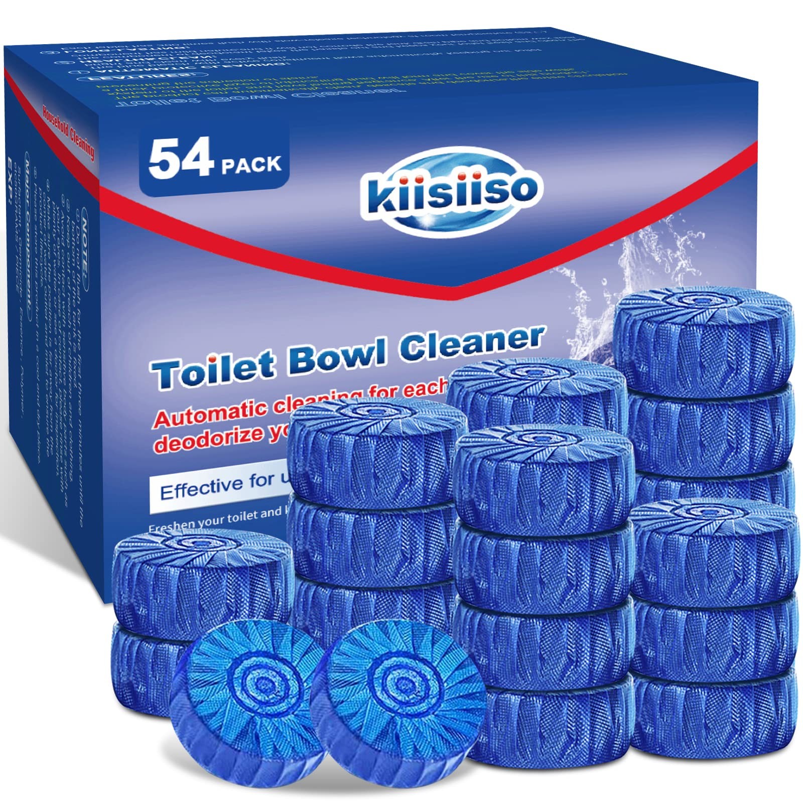 Multipurpose Bathroom Cleaners, 54 Pack Commercial & Household Toilet Bowl Cl…