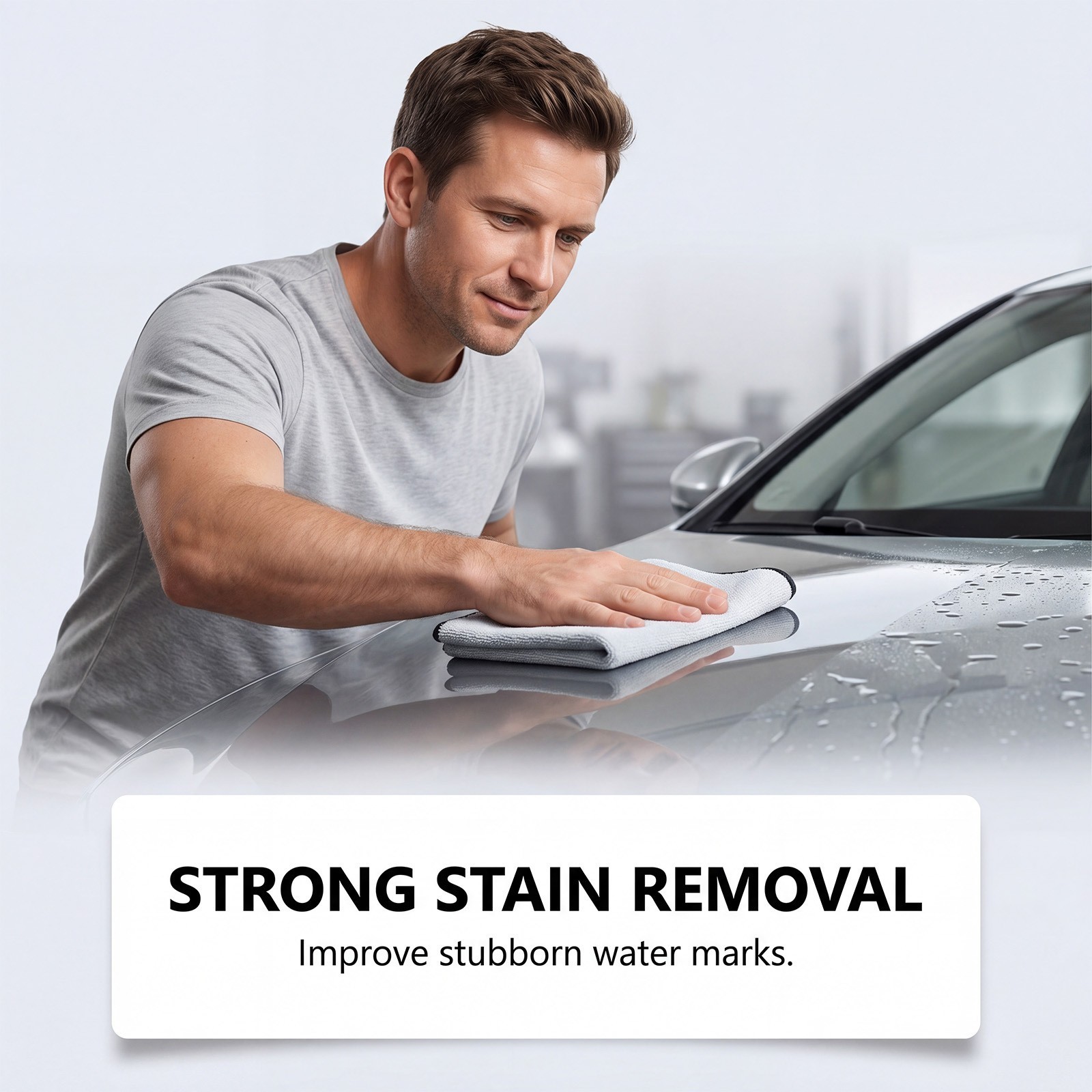 Heavy Duty Water Spot Remover Gel for Paint, Glass, and Metal – Mineral and Wate