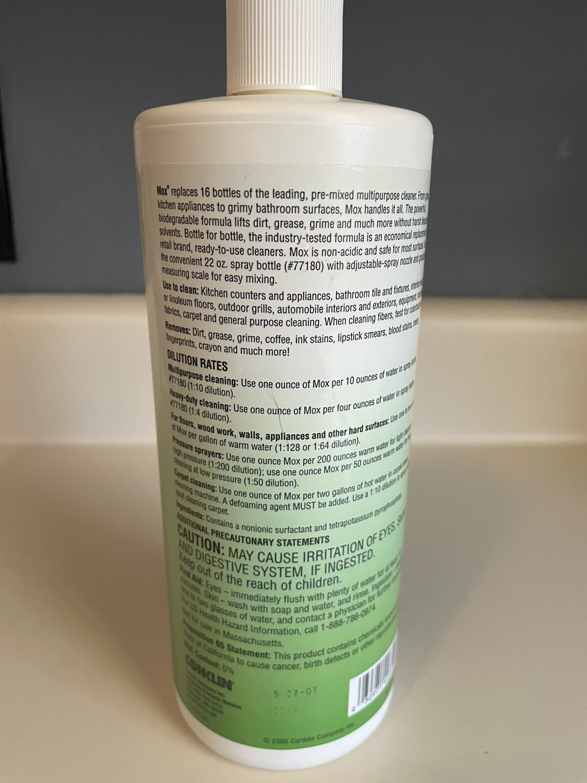 Conklin Classic Cleaner Pack: All Purpose Cleaner 32oz~ 90% Full