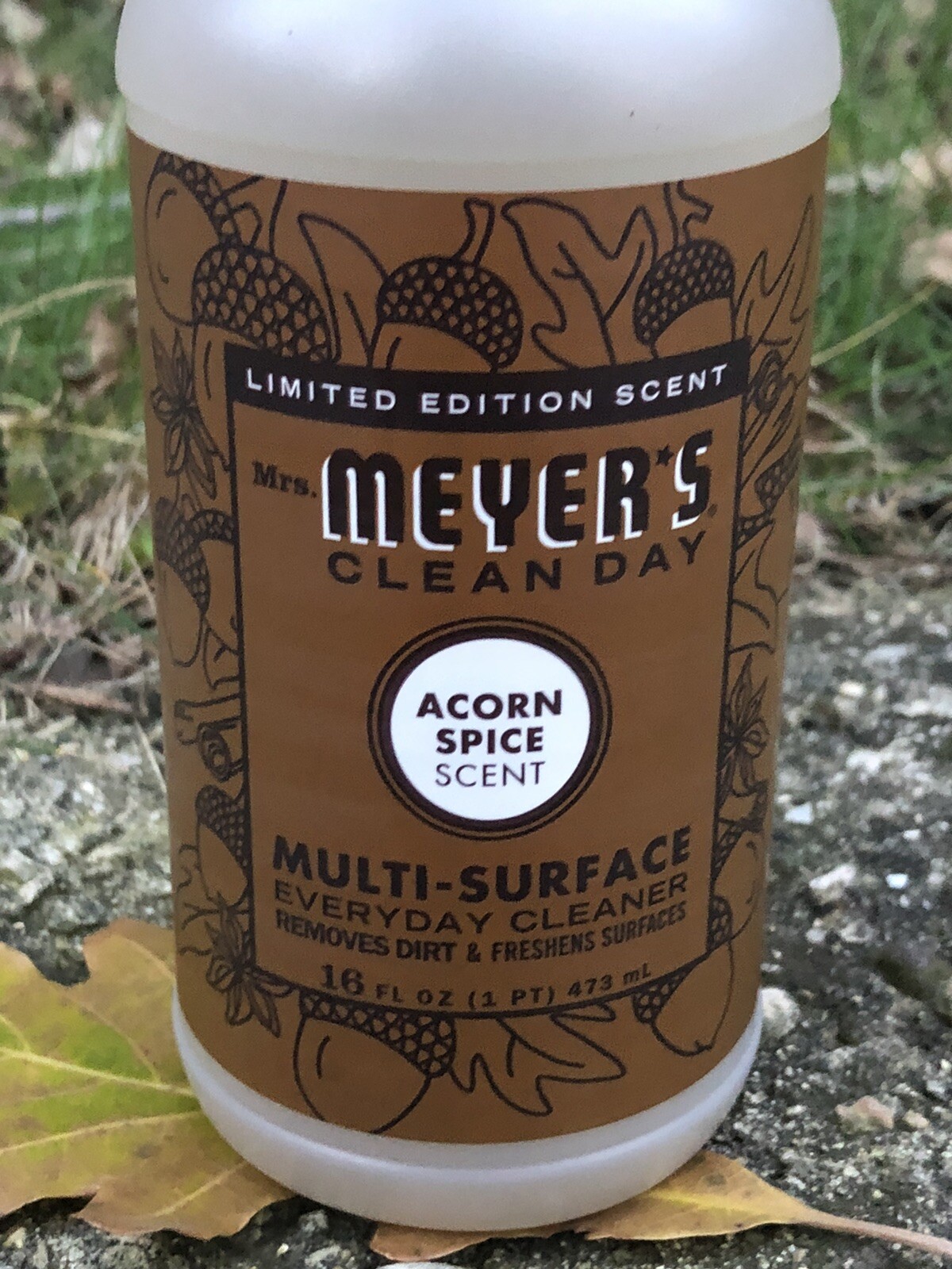 (4) Mrs Meyers Acorn Spice Multi Surface Spray Hand Dish Soap Room Freshener