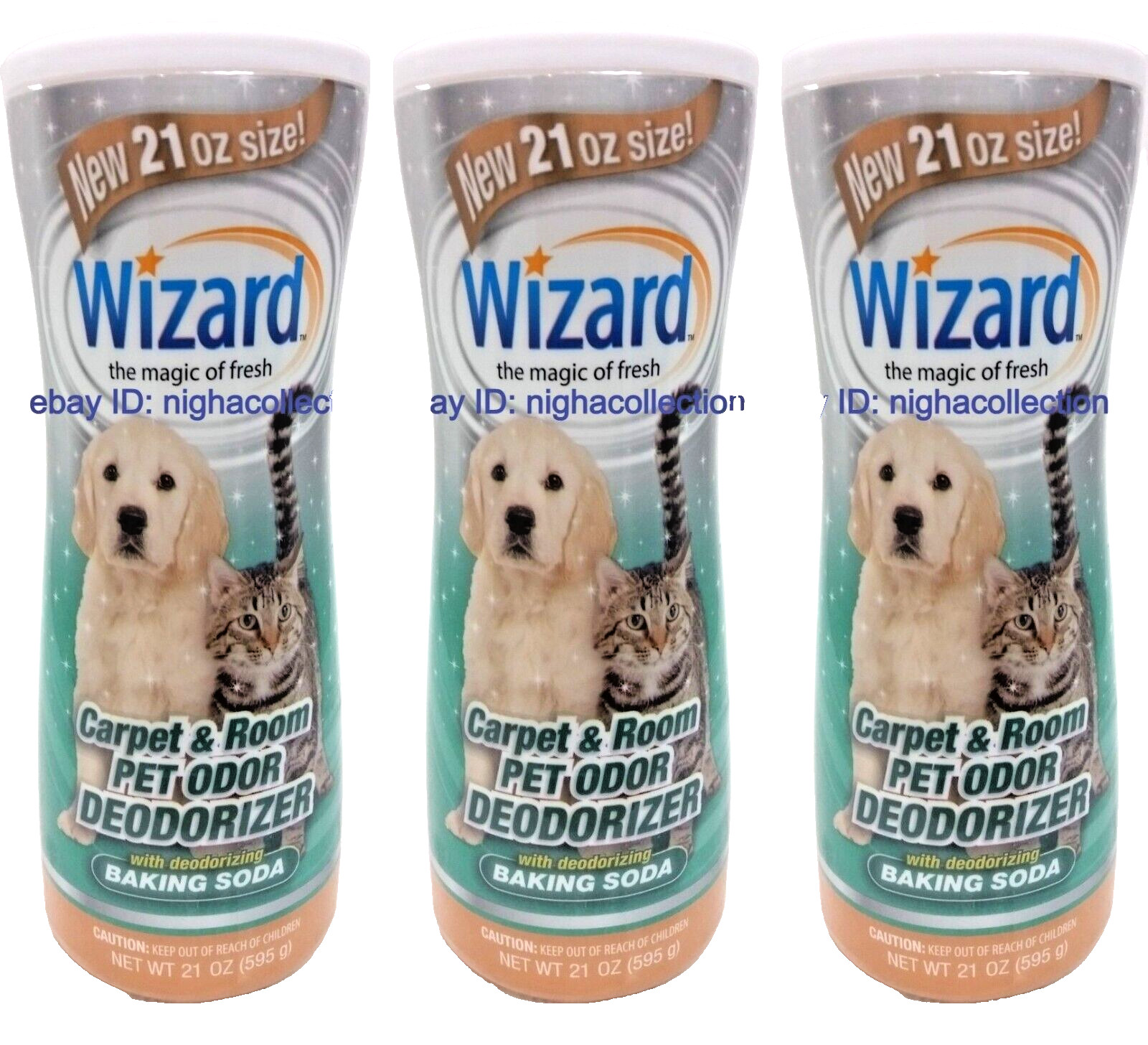 ( Lot 3 ) Carpet & Room PET odor Deodorizer w/ Baking Soda 21 fl oz Each