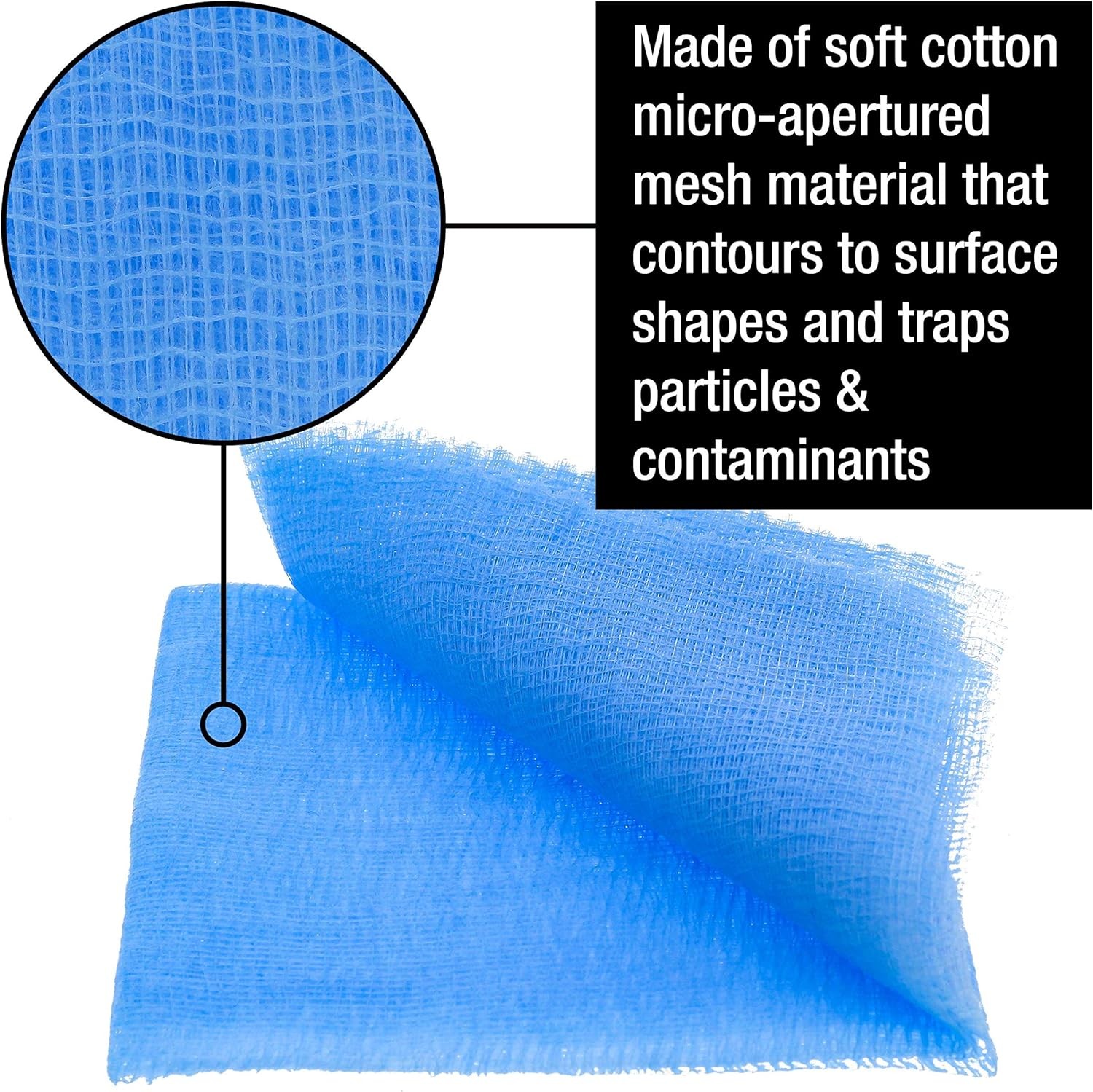 Pure Blue Superior Tack Cloths – Tack Rags (Box of 1 Item Package Quantity: 12
