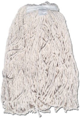 8 Ply Janitorial Natural Yarn Cotton Mop Head,Cut End,Green Seal Certified,20 oz