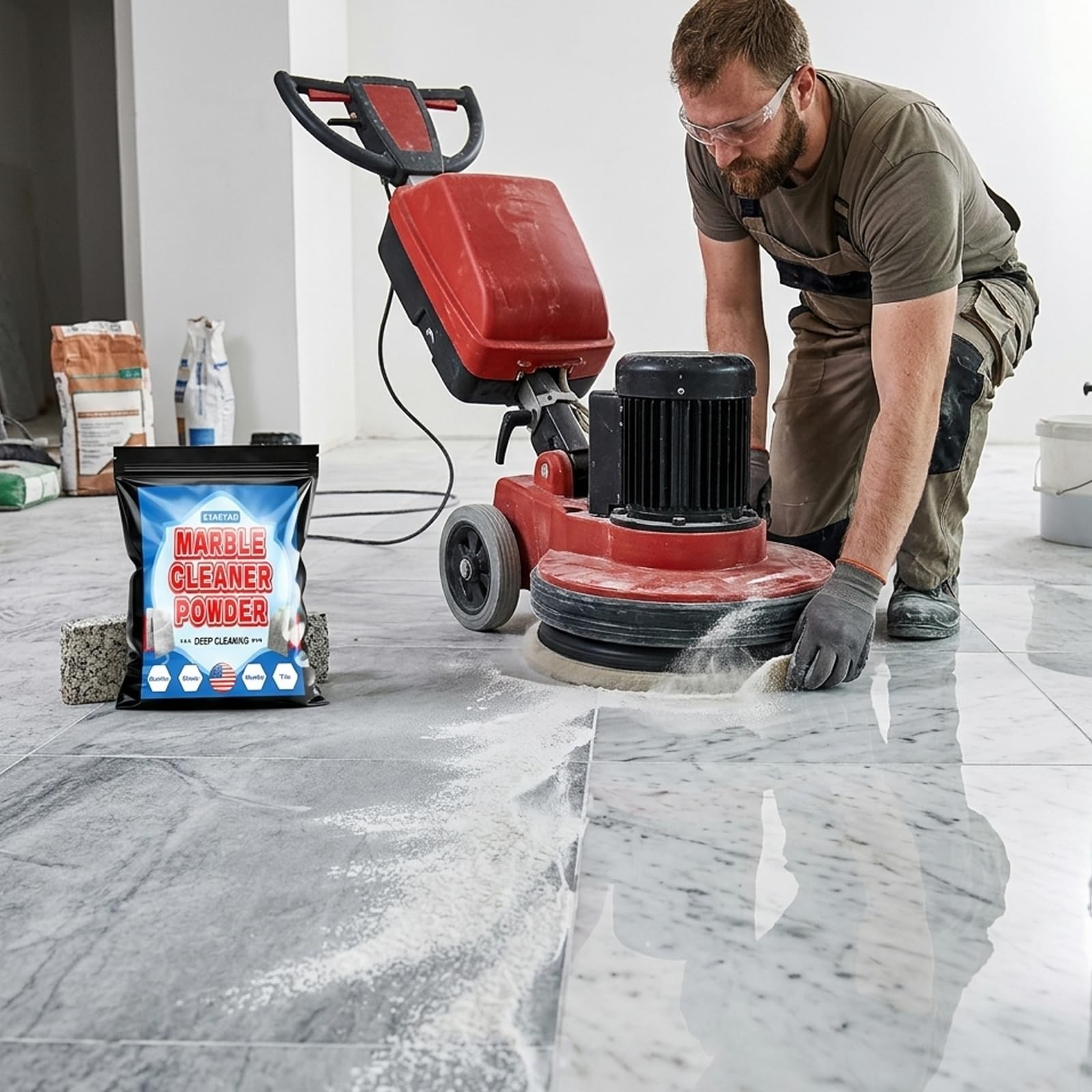 Granite Countertop Cleaner Powder, Marble Cleaner Powder, Marble Polishing Po…