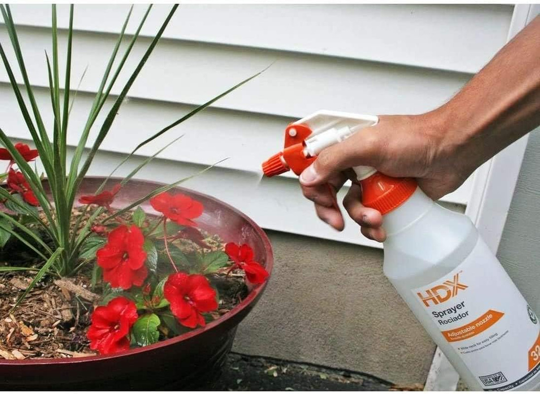 HDX 32 Oz Sprayer Spray Bottle (3 Pack) Semi-Transparent Empty Bottle