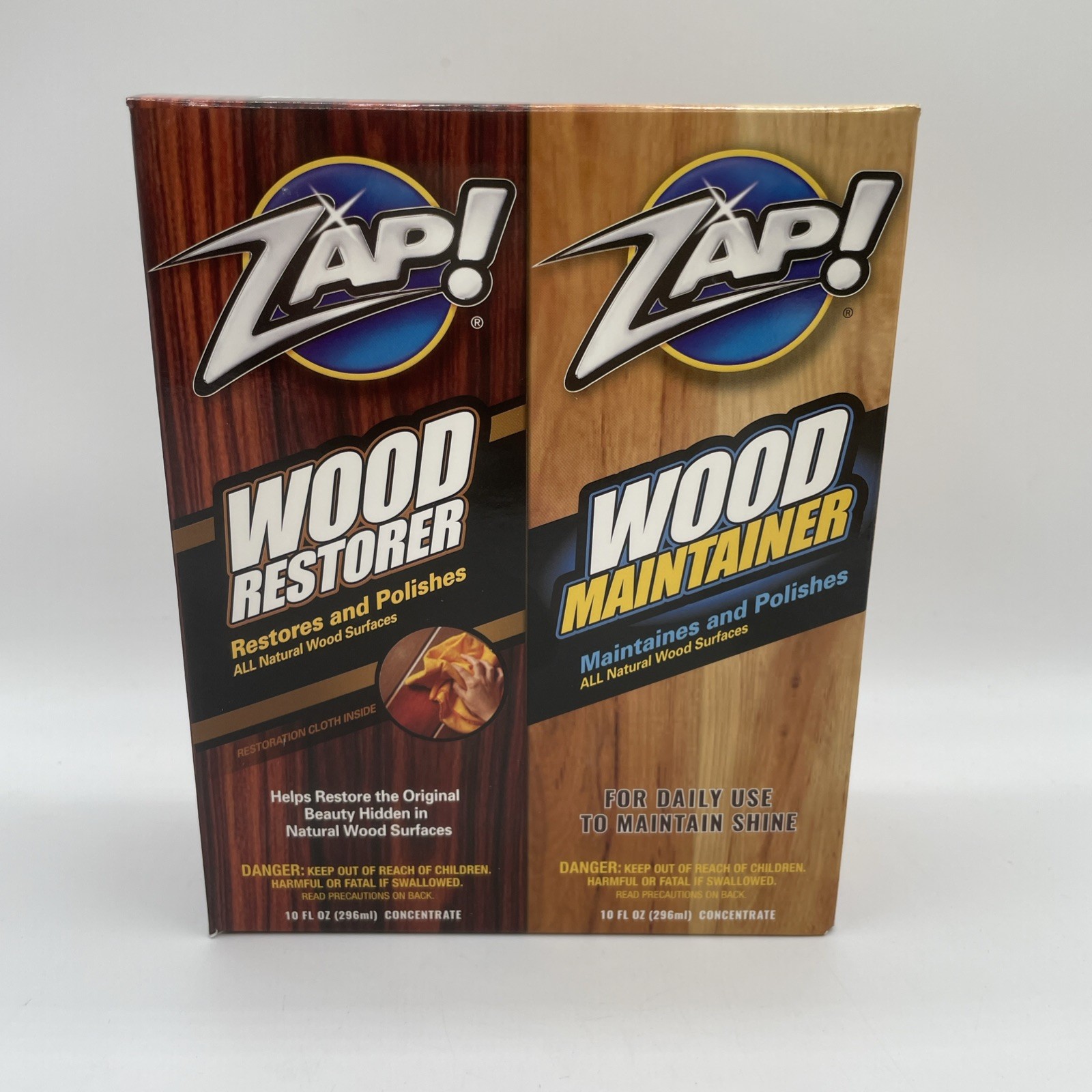 Zap Wood Restorer & Wood Maintainer 10oz Each