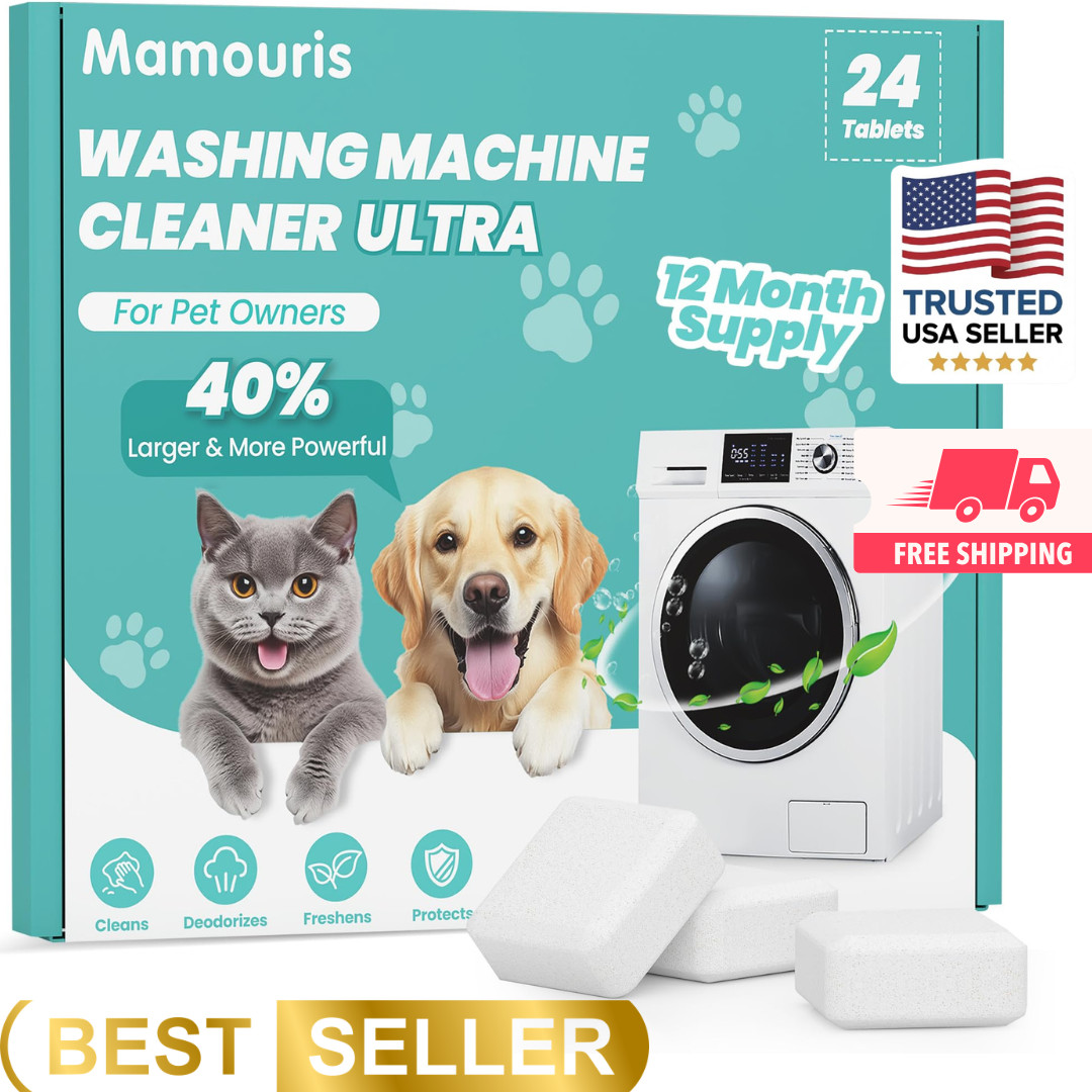 Uproot Clean Washing Machine Cleaner Tablets – 24 Pack for a 12 Month Supply