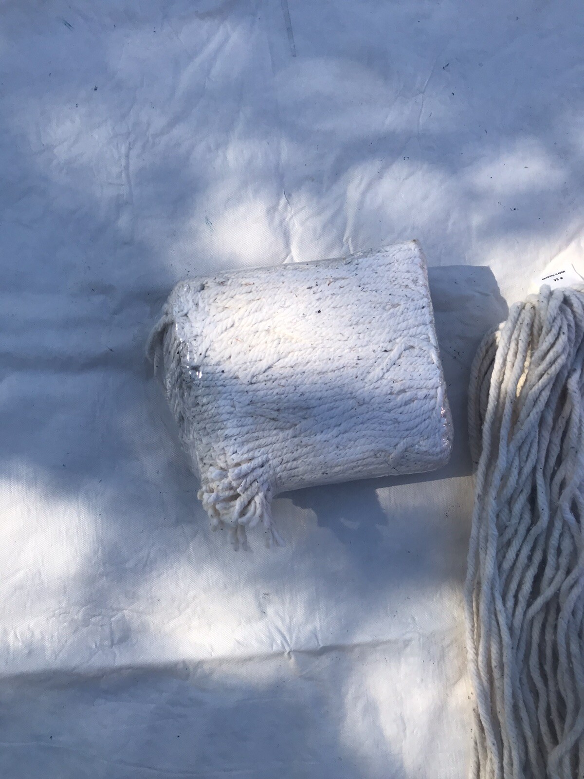 Boardwalk Cut-End Wet Cotton Mop Head No. 32 & No. 24 White 2 Lot New