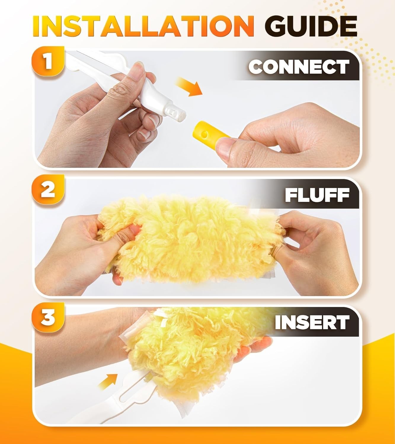 Heavy Duty Duster Refills for Swiffer 30 Count 360° Large Multisurface Unscented