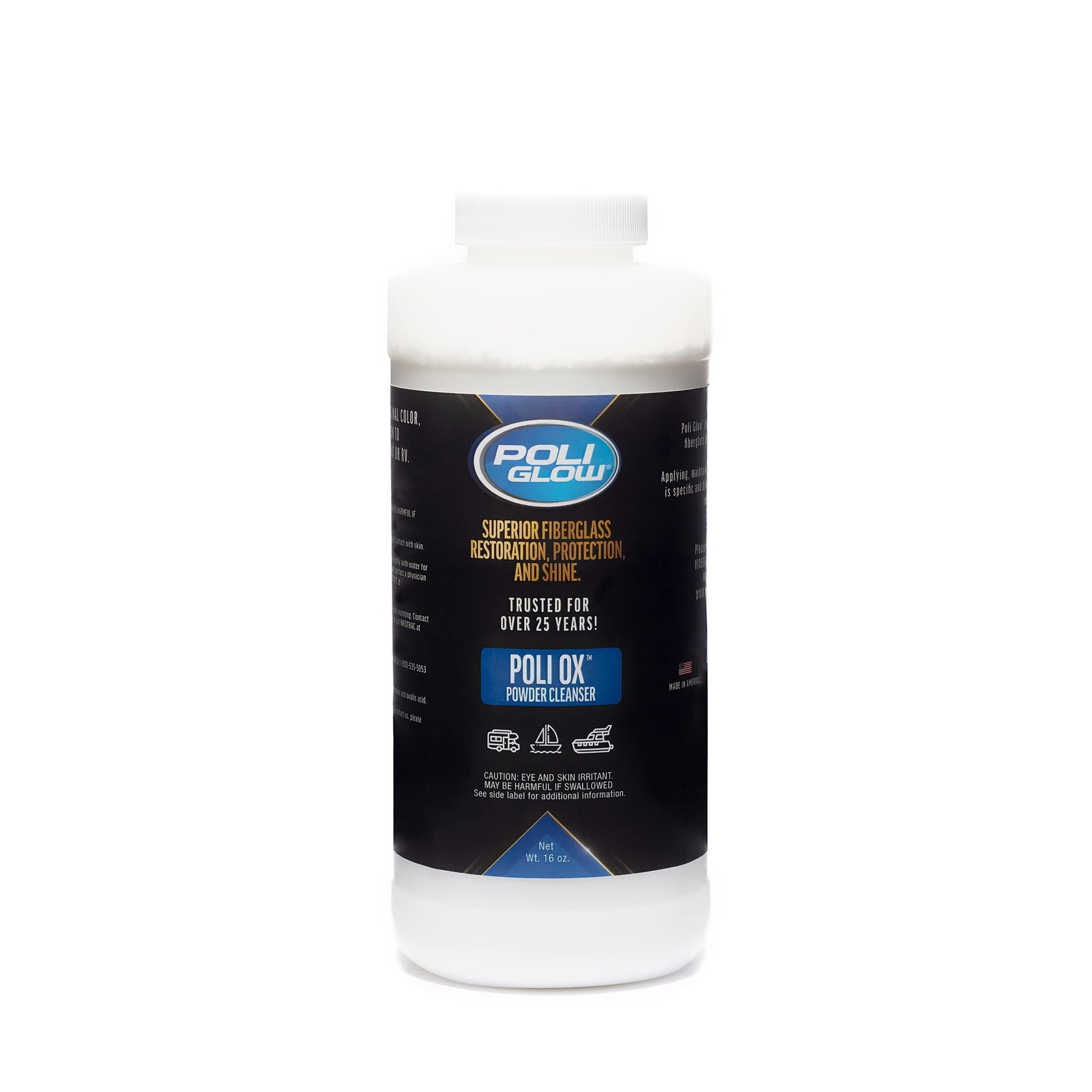 Poli Ox™ — Remove Heavy Oxidation and Stains from Fiberglass Boat & RV Surfac…