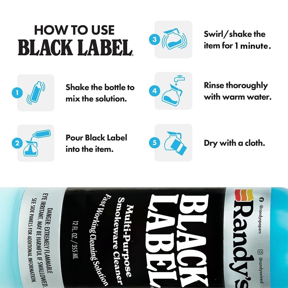Randy’s  Black Label Glass, Metal, Ceramic Cleaner