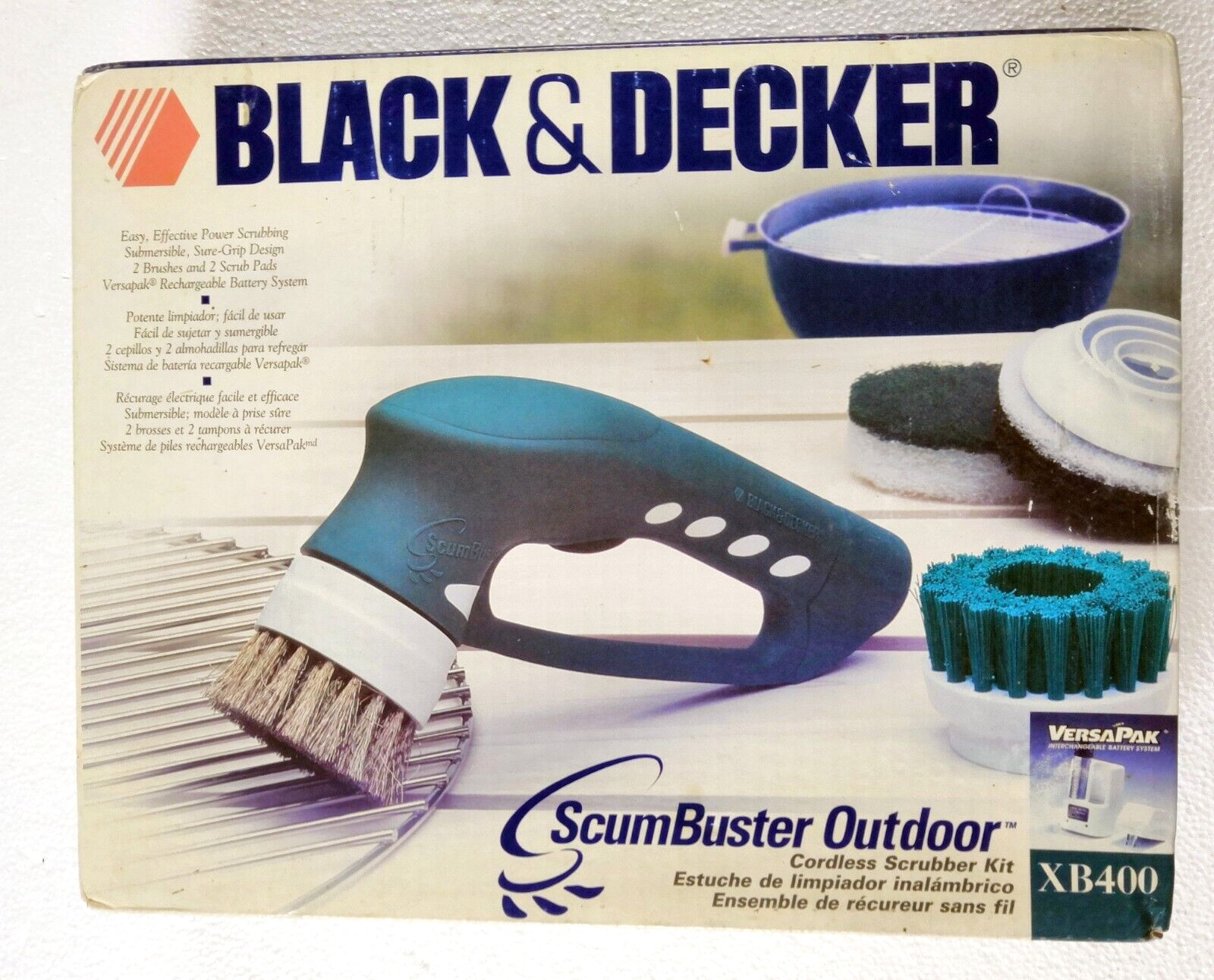 Black and Decker ScumBuster Indoor/Outdoor Power Scrubber XB400