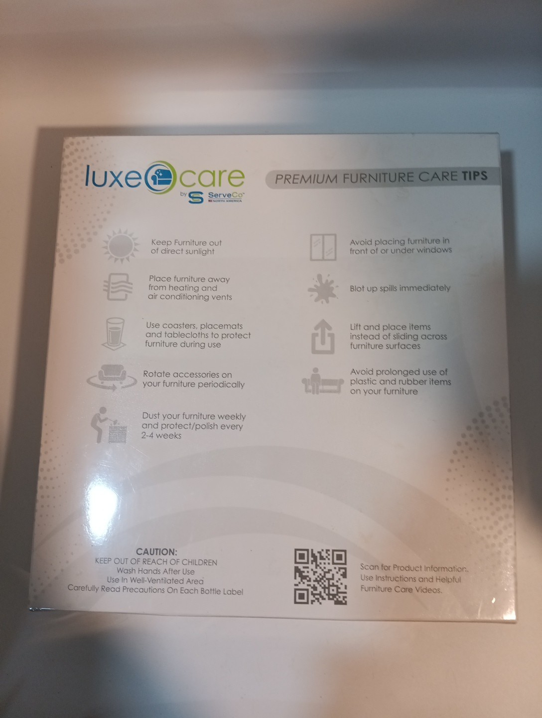 GW Gardner White Total Care Cleaning Kit Luxe Care Serveco New Free Refills