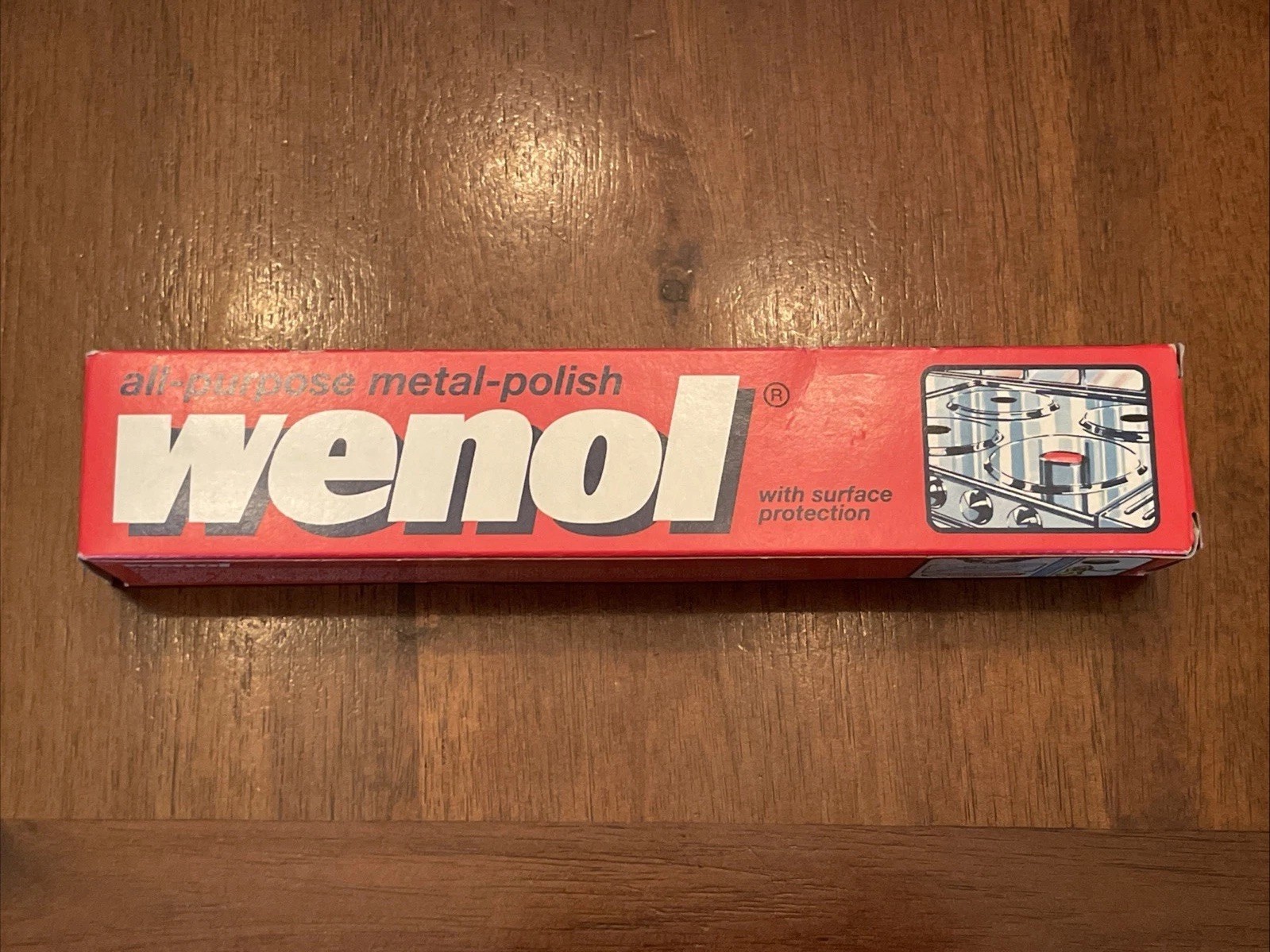 WENOL Red Metal Polish 3.4oz Made In Germany Almost Full
