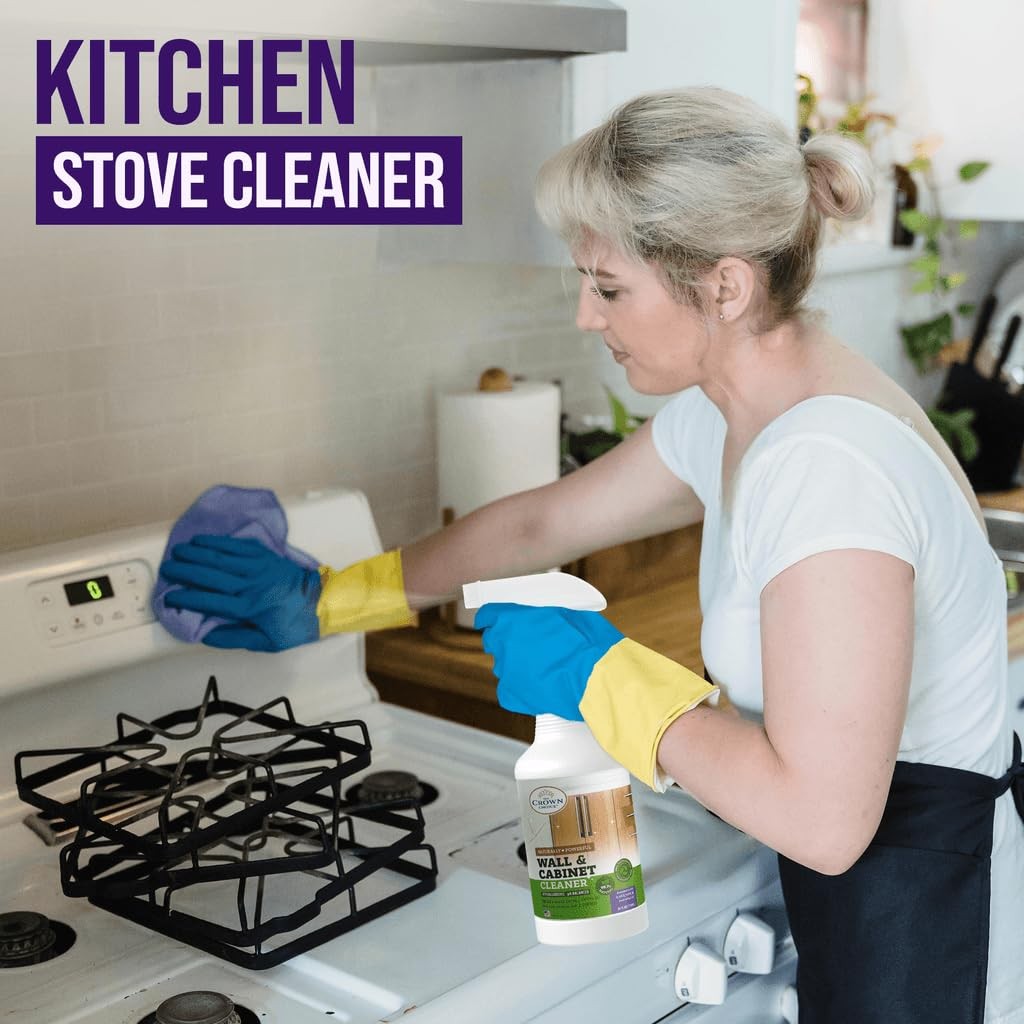 Multipurpose Lavender Wall Cleaner Spray – 24oz Stain Remover for Home Surfaces