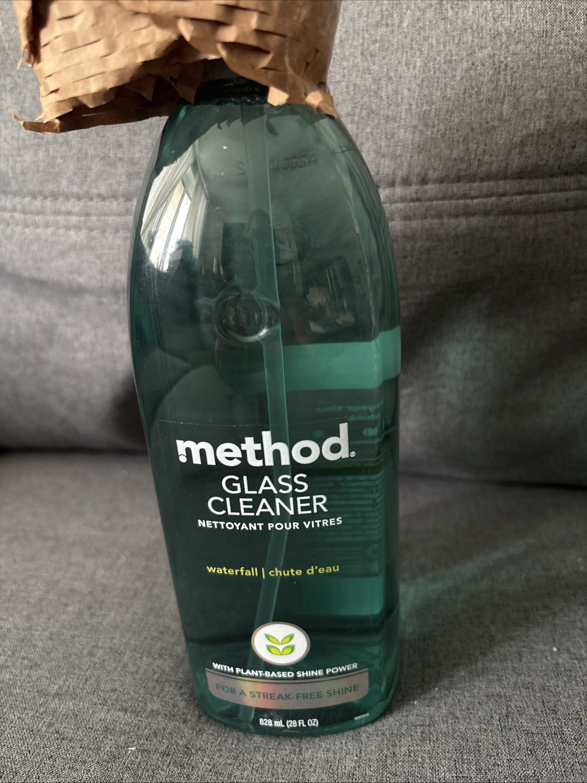 Method WATERFALL Scent Glass & Surface Cleaner Plant Based 2 PACK – 28oz each