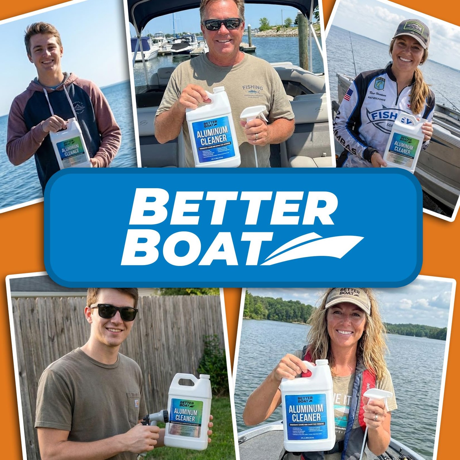 Better Boat Aluminum Cleaner and Brightener Restorer, Removes Stains and Oxid…