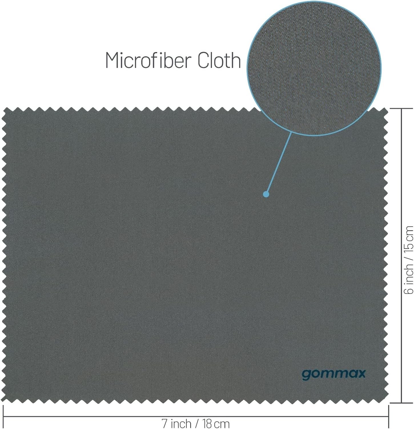 Microfiber Cleaning Cloth for Lens, Eyeglasses, Smartpes, Ceras