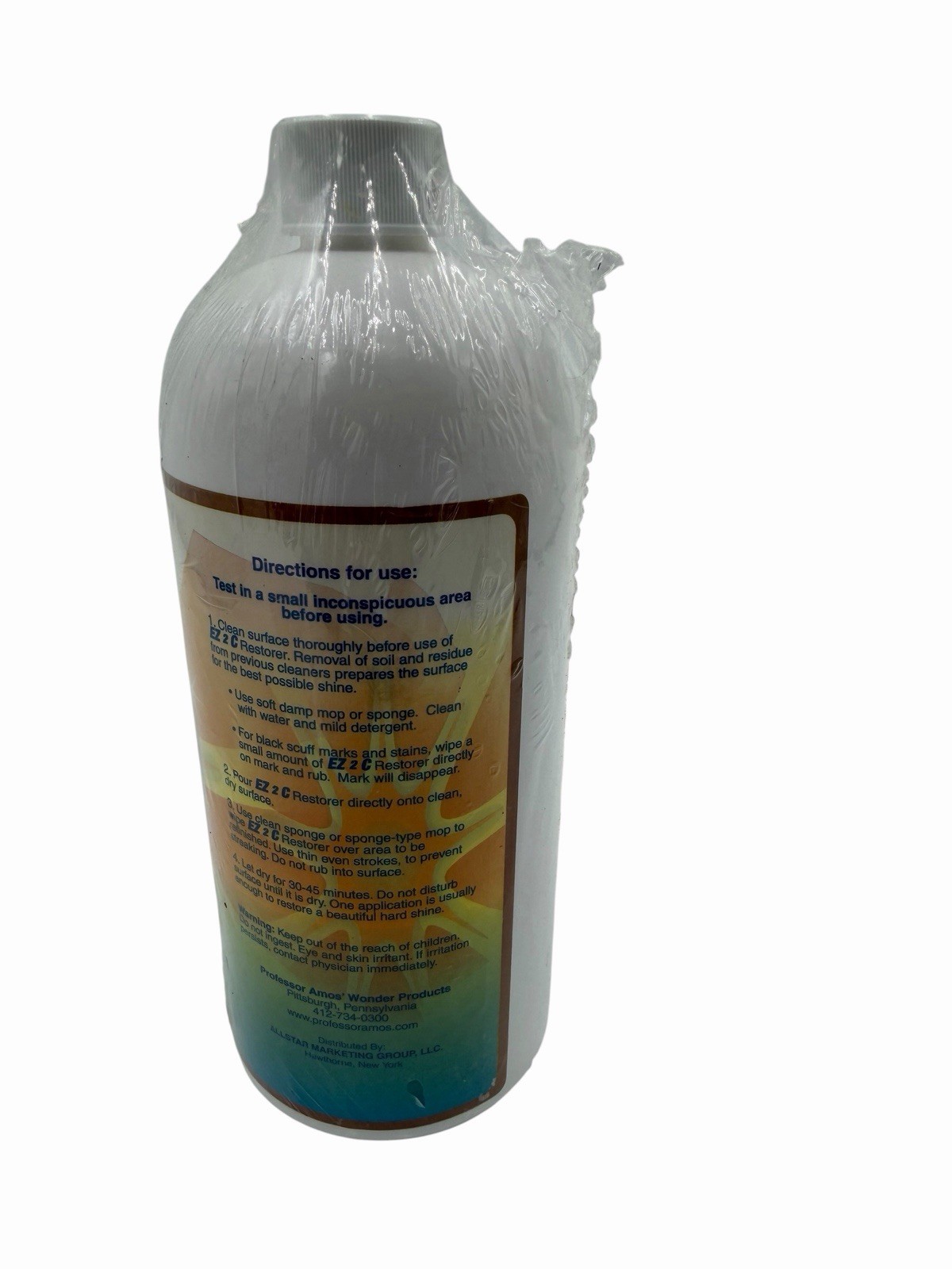 Professor Amos ✨EZ2C Multi-Surface Restorer Clean Shine Protect 32 oz Sealed NOS