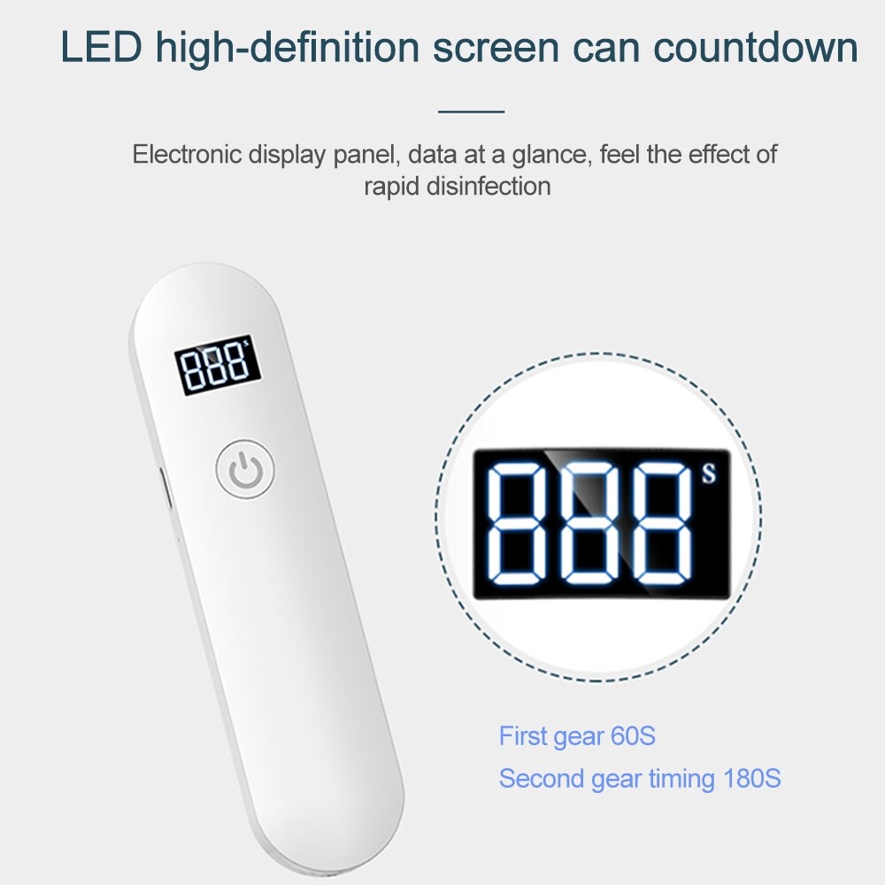 EZ Clean Max Portable UVC Light Sanitizer to Sterilize and Disinfect (from USA)