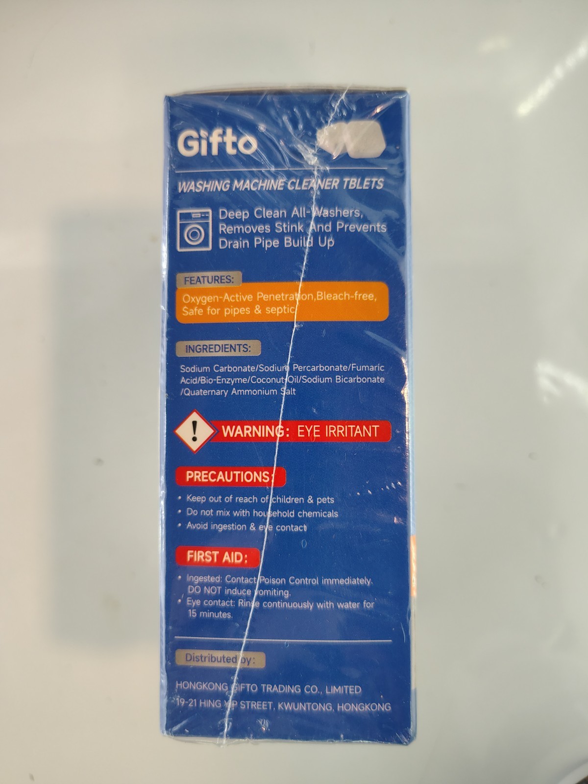 Gifto Washing Machine Cleaner 15 Tablets (New Sealed)