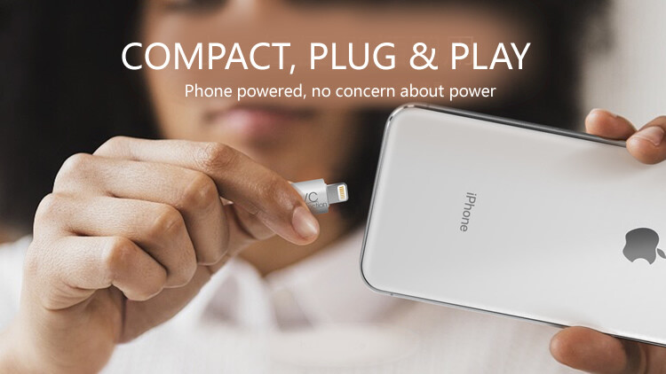 Mini Instant UVC LED Sterilizer Plug in Android Smartphone with Type-C Port