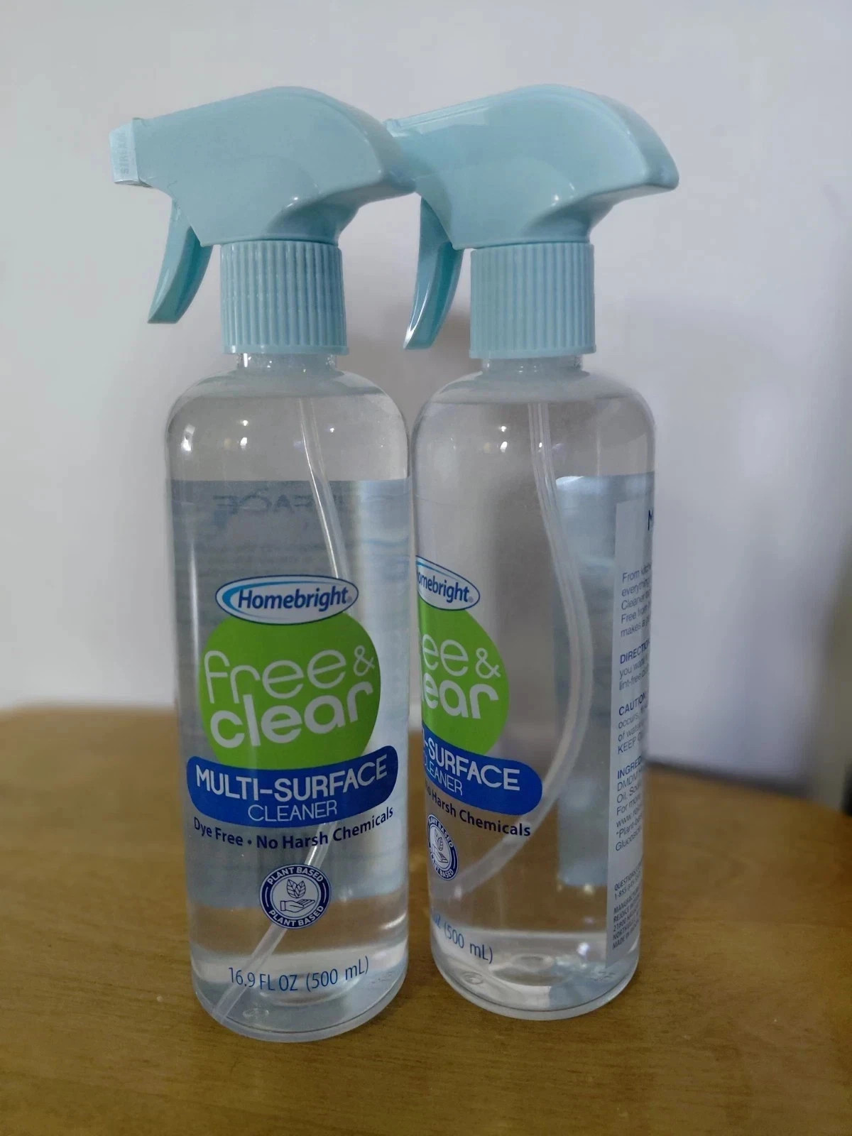 The Homebright Multi-Surface Cleaner 2 Pack is a plant-based cleaning