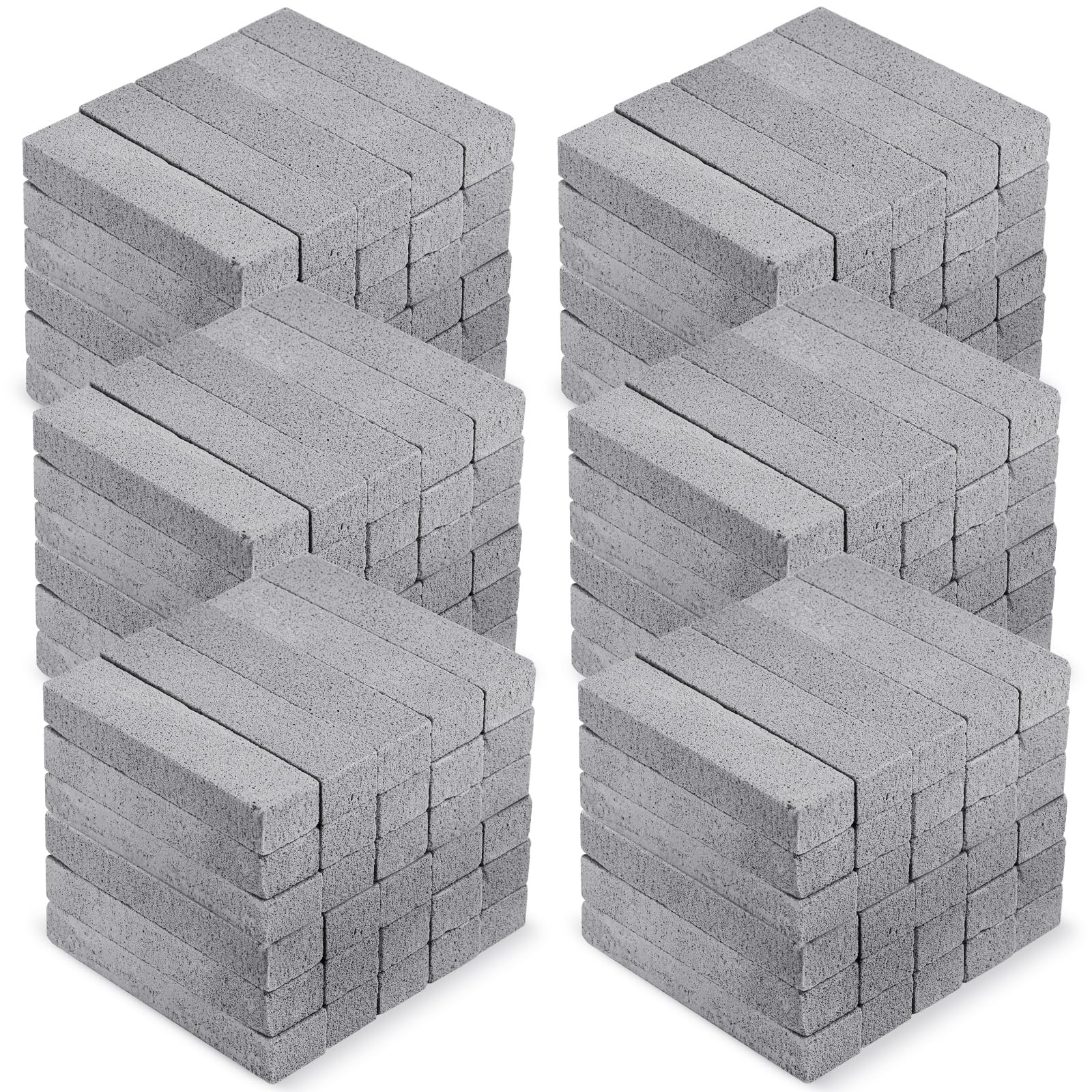 Pumice Stones Grey Bulk Pack 90 Pack 5.9 x 1.4 x 0.9 Inch Toilet Cleaner