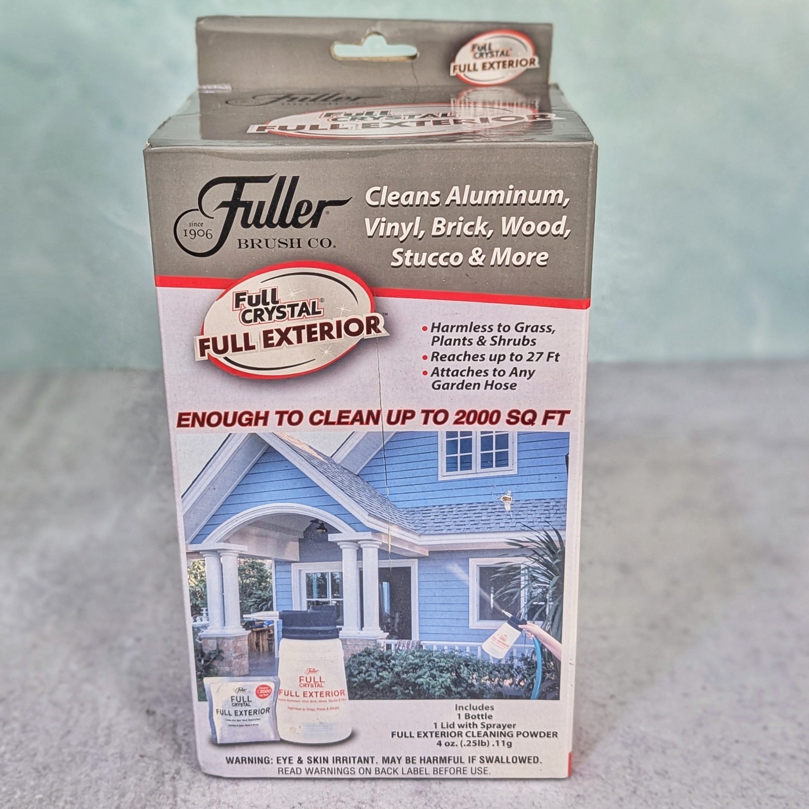 Full Exterior Kit – Bottle, Lid with Hose Attachment and One 4 oz. Crystal Po…