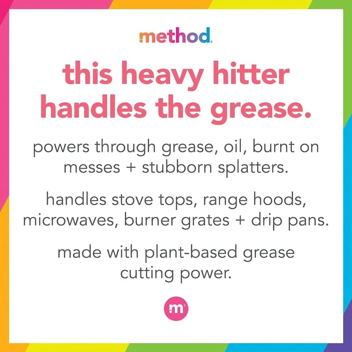 Method Heavy Duty Degreaser, Lemongrass Scent, Oven Cleaner & Stove Top Cleaner