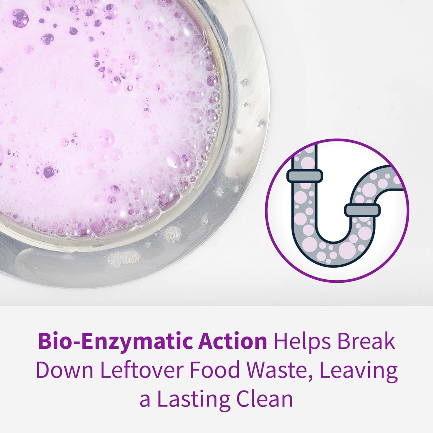 Disposal Cleaner, 6 Pods, Lavender-Scented Disposal and Pipe Cleaner Pods with B