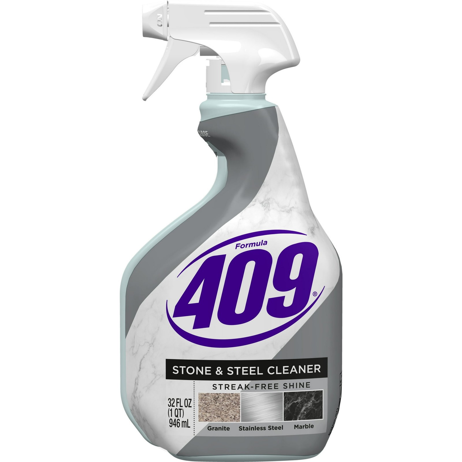 9 pack Formula 409 Stone and Steel Cleaner, Spray Bottle, 32 Ounces