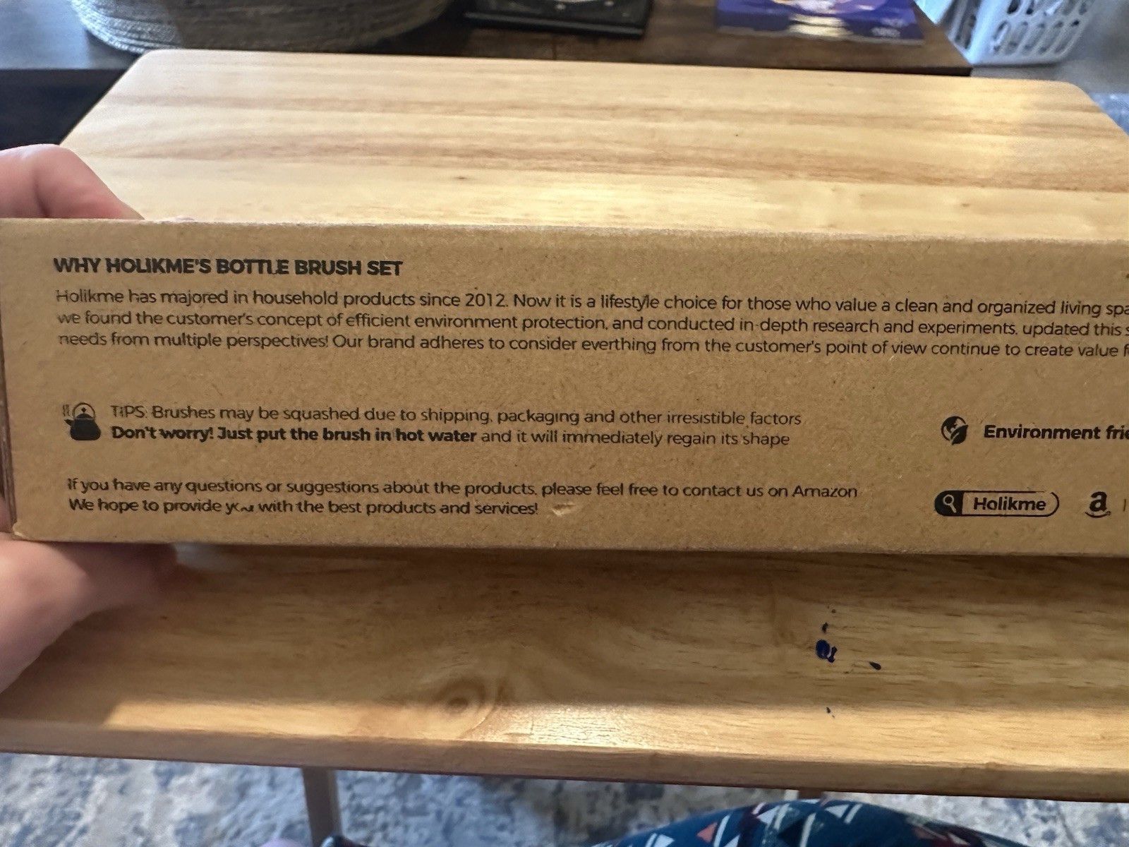 Holikme Bottle Brush Cleaning Set – 8 Pack in blue. Sealed and never used