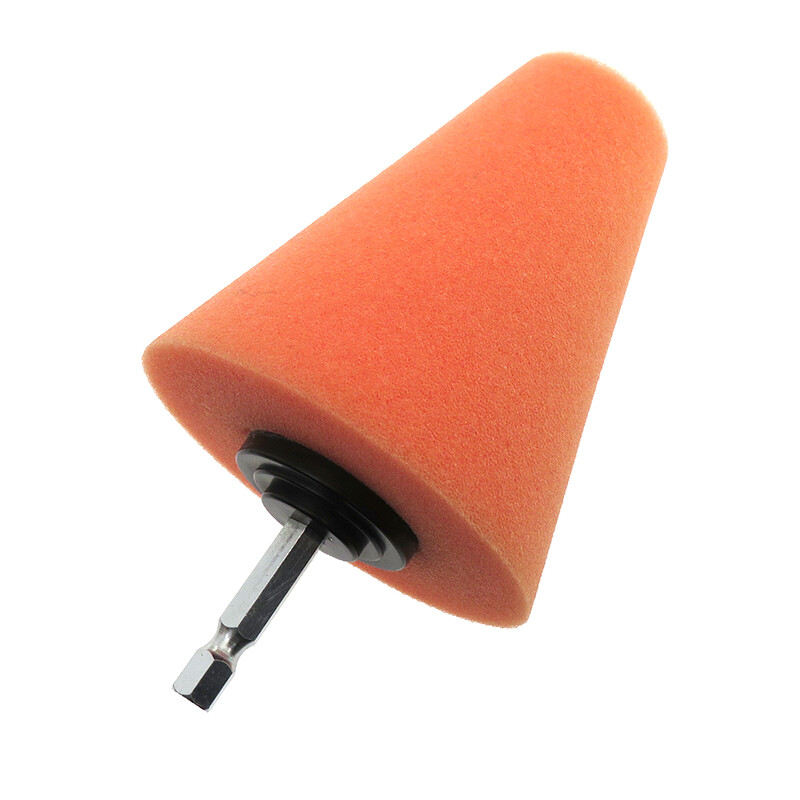 Foam Polisher Cone Sponge Buffing Pads Wheel Hub Cleaning Tool for Car Polishing