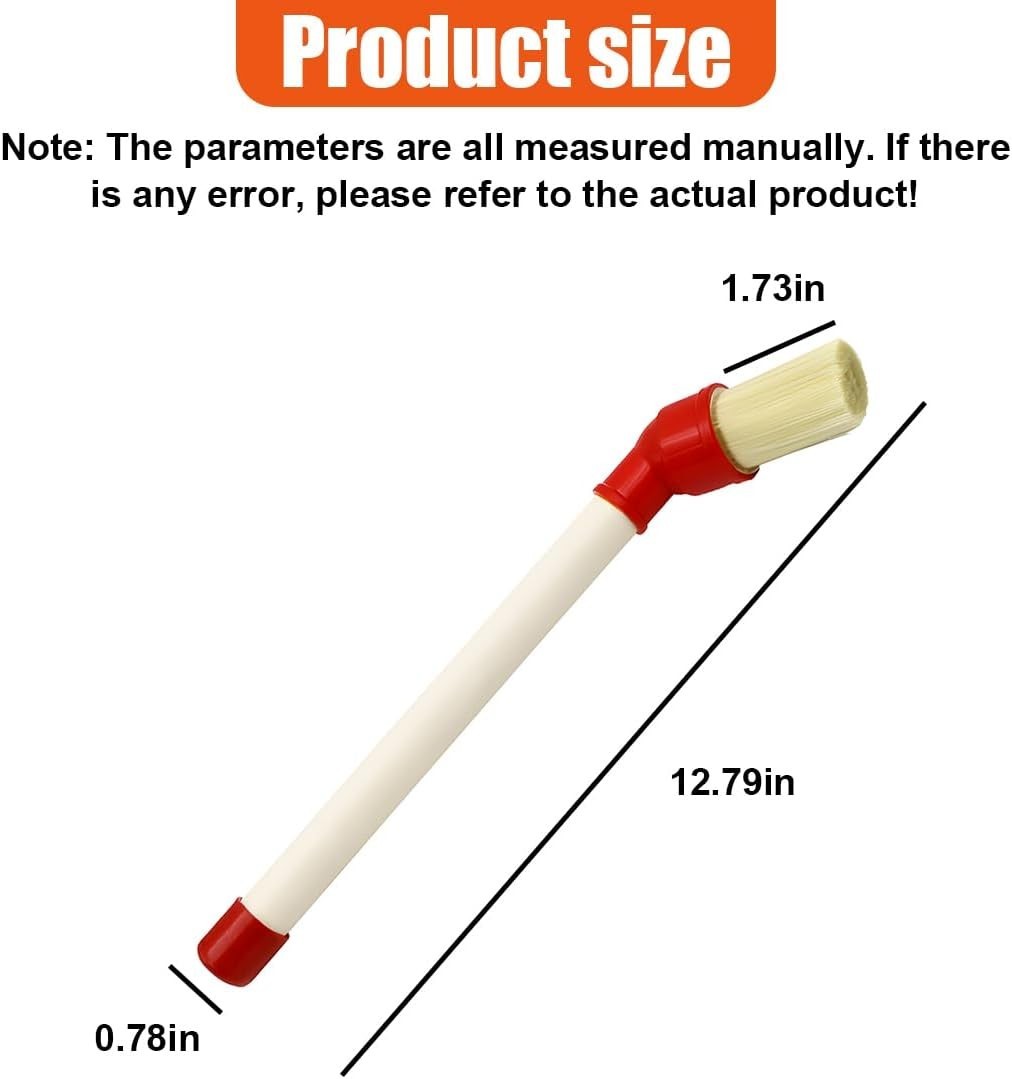 2PCS Car Curved Tire Mounting Paste Lube Brush, 45 Degree Angle Head Auto Wheel